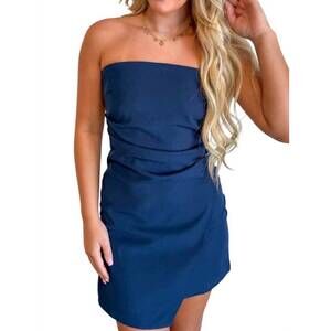 NEW NEEDII moonlight mini dress in navy
